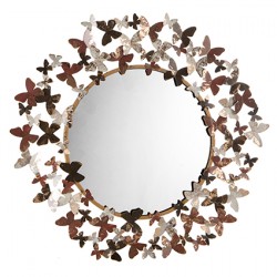 Specchio Traforato Farfalle 69 Cm